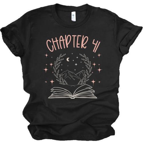 41st Birthday Women Book Lovers Chapter 41 Its My Birthday Unisex Jersey T-Shirt - Bookorys AU