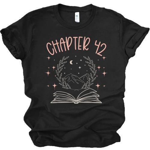 42nd Birthday Women Book Lovers Chapter 42 Its My Birthday Unisex Jersey T-Shirt - Bookorys