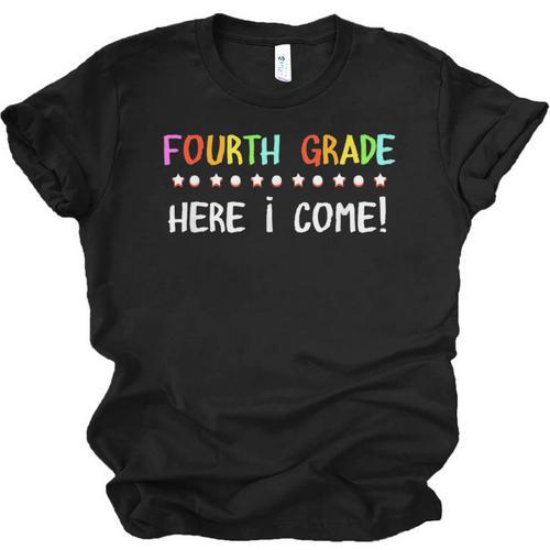 4th Grade Here I Come Cute 3rd Grade Graduation Shirt Unisex Jersey T-Shirt - Best Gift Smart