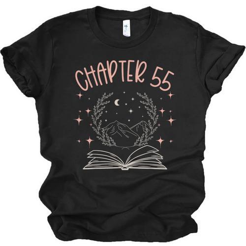 55th Birthday Women Book Lovers Chapter 55 Its My Birthday Unisex Jersey T-Shirt - Bookorys