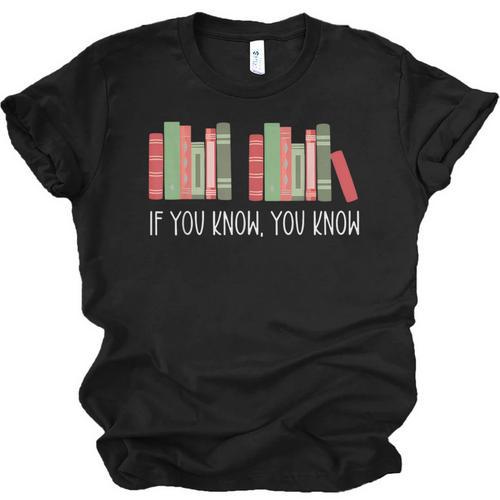6 7 If You Know You Know Book Lover Six Seven Meme Unisex Jersey T-Shirt - Bookorys UK