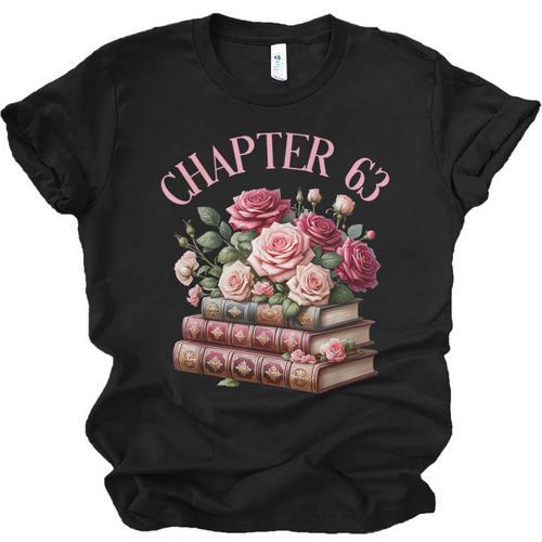 63rd Birthday Chapter 63 Birthday Shirt Women Book Lover Unisex Jersey T-Shirt - Bookorys DE