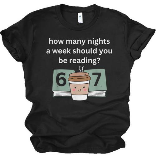 67 Meme English Teacher Reading Book Lover Humor Unisex Jersey T-Shirt - Bookorys DE