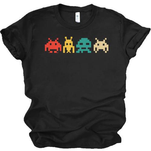 80s Video Game Nostalgia Retro Vintage Arcade Novelty Unisex Jersey T-Shirt - Figerry