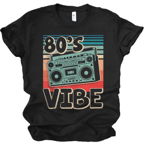90's Vibe Vintage Style Cassette Tape Nostalgia 1990s Party Unisex Jersey T-Shirt - Figerry