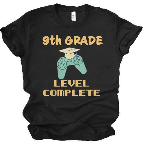 9th Grade Graduate Boys Girls Gamer Ninth Grade Graduation Unisex Jersey T-Shirt - Best Gift Smart