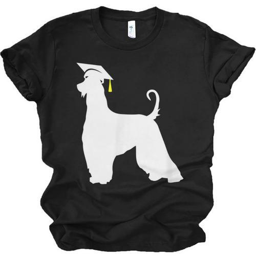 Afghan Hound Graduation Dog Graduate Men Women Kids Unisex Jersey T-Shirt - Best Gift Smart