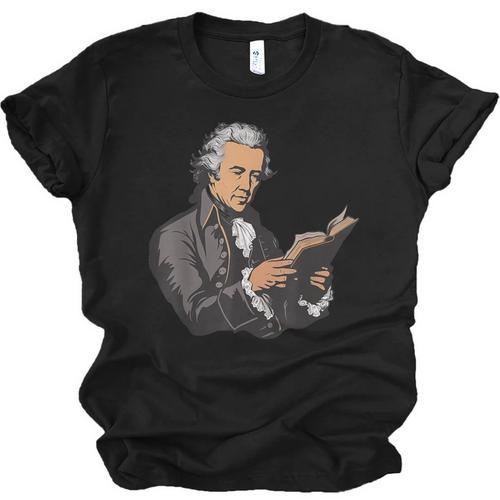 Alexander Hamilton Reading A Book Unisex Jersey T-Shirt - Bookorys DE