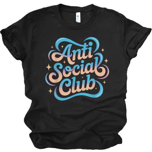 Anti-Social Club Introvert Humor Unisex Jersey T-Shirt - Raresse