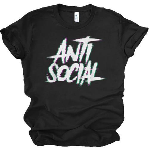 Anti Social Anti Social Club Introvert People Hate Unisex Jersey T-Shirt - Raresse