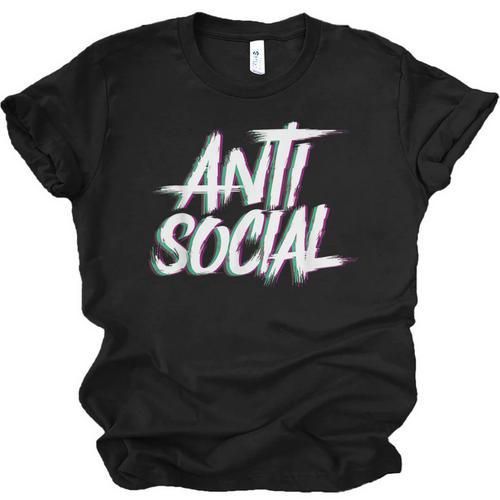 Anti Social Anti Social Club Introvert People Haters Unisex Jersey T-Shirt - Raresse