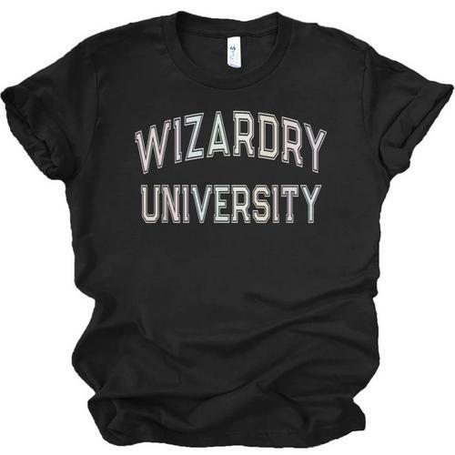 Anti Social WIZARDRY UNIVERSITY Introvert Stay Away Unisex Jersey T-Shirt - Raresse