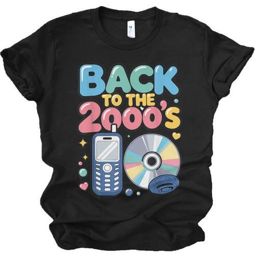 Back To The 2000s Retro Nostalgia Unisex Jersey T-Shirt - Figerry