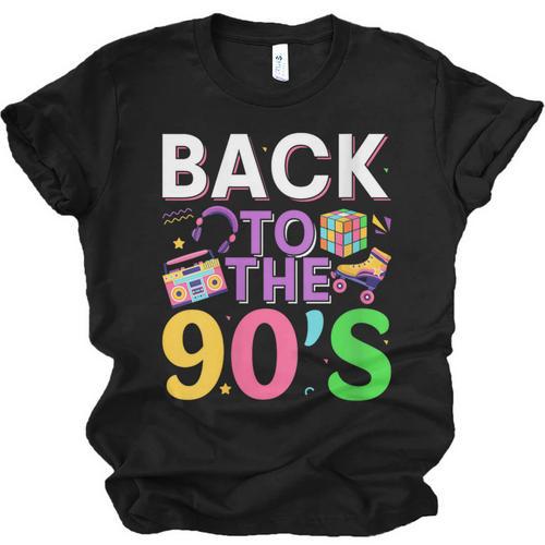 Back To The 90's Mixtape Era Nostalgia Retro 1990 90's Style Unisex Jersey T-Shirt - Figerry