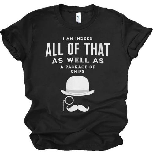 All Of That Bag Chips 1990s Nostalgia Saying British Unisex Jersey T-Shirt - Figerry