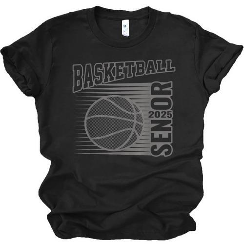Basketball Senior For Boys &Girls Class 2025 Graduation Unisex Jersey T-Shirt - Best Gift Smart