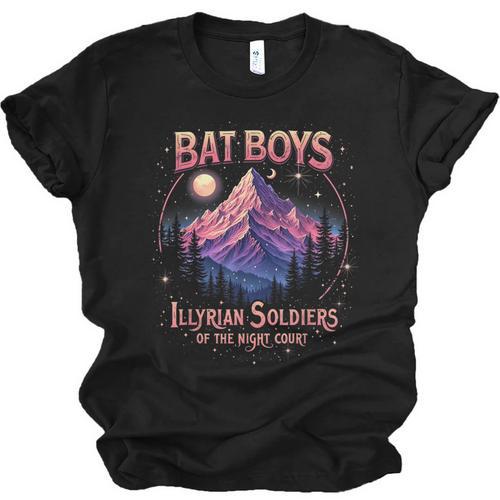 Bat Boys Night Court Mountain Nesta Bookworm ACOSF Bookish Unisex Jersey T-Shirt - Bookorys DE