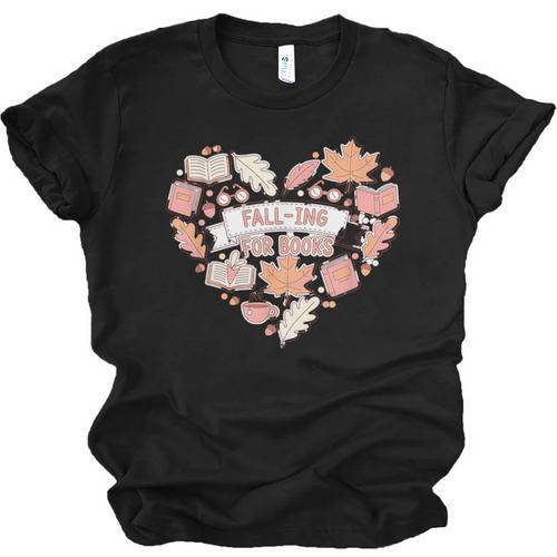 Big Book And Fall Heart Unisex Jersey T-Shirt - Bookorys CA