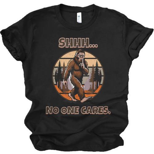 Bigfoot Sasquatch Lover Introvert Antisocial Humor Unisex Jersey T-Shirt - Raresse