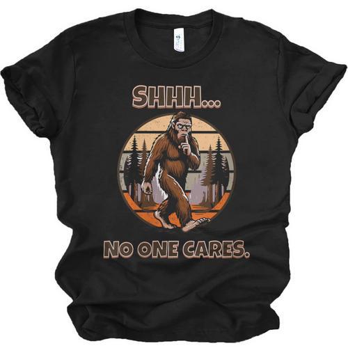 Bigfoot Sasquatch Lover Introvert Antisocial Humor Unisex Jersey T-Shirt - Raresse