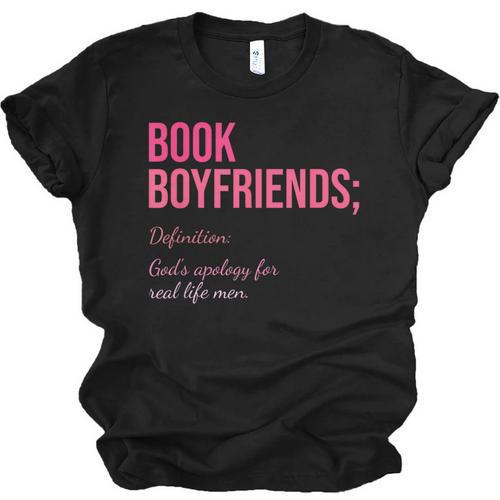 Book Boyfriends Definition Unisex Jersey T-Shirt - Bookorys UK