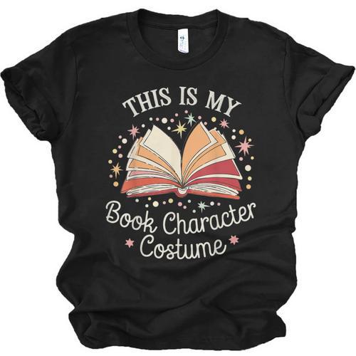 This Is My Book Character Costume Unisex Jersey T-Shirt - Bookorys
