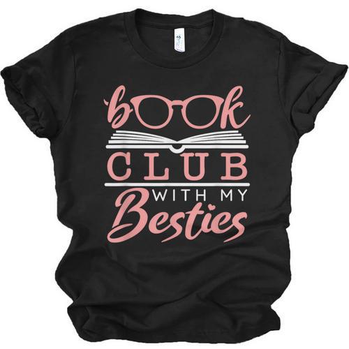 Book Club With My Besties Unisex Jersey T-Shirt - Bookorys