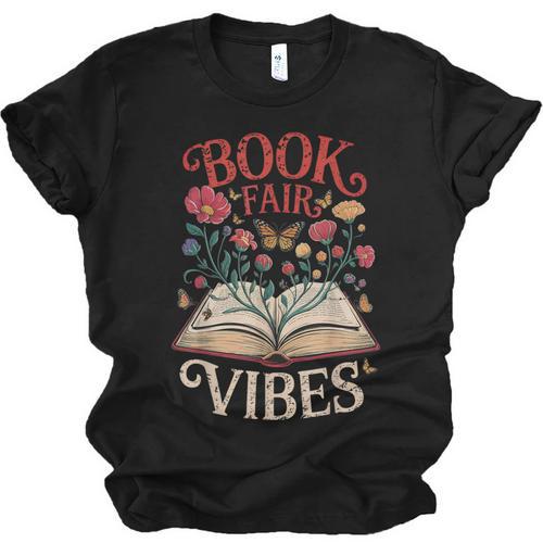 Book Fair Vibes Unisex Jersey T-Shirt - Bookorys UK