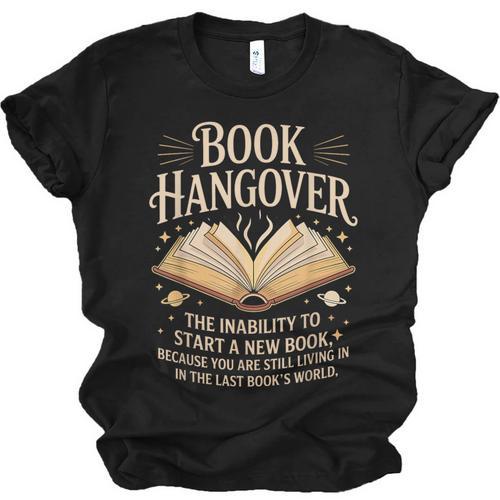 Book Hangover Literature Book Reading Books Reader Unisex Jersey T-Shirt - Bookorys
