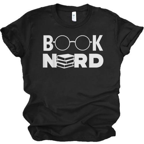 Book Nerd Book Club Bookworm Reading Lover Humor Unisex Jersey T-Shirt - Bookorys
