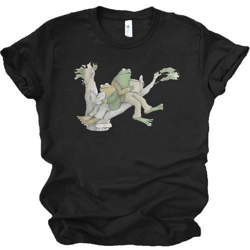Book Shirt Frog Toad Vintage Book Frog Unisex Jersey T-Shirt - Bookorys CA