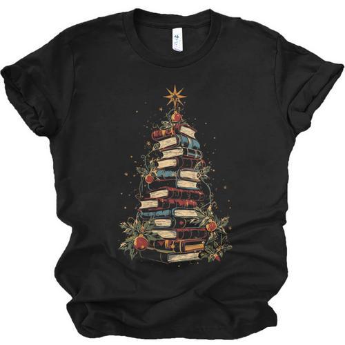 All Booked For Christmas Book Unisex Jersey T-Shirt - Bookorys UK