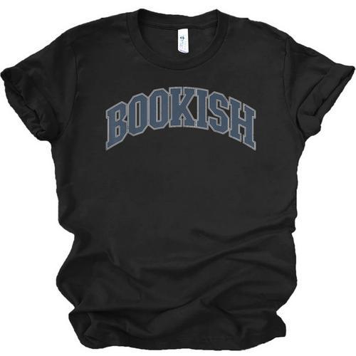 Bookish Vintage Varsity Style Book Lover Art Unisex Jersey T-Shirt - Bookorys AU