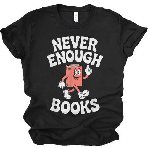 Books Or Book Reading Retro Unisex Jersey T-Shirt - Bookorys UK