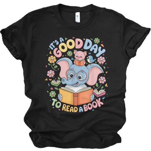 Books Lovers Kids Women Men It's A Good Day To Read A Book Unisex Jersey T-Shirt - Bookorys