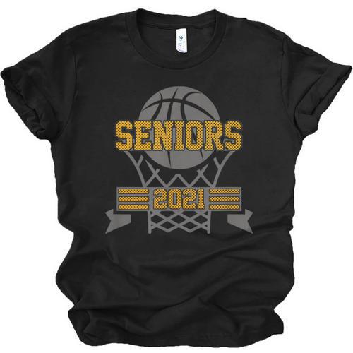 Boys Basketball Senior Class Of 2021 Teenage Graduation Unisex Jersey T-Shirt - Best Gift Smart