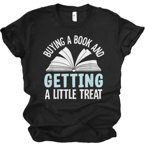 Buying A Book And Getting A Little Treat Unisex Jersey T-Shirt - Bookorys UK