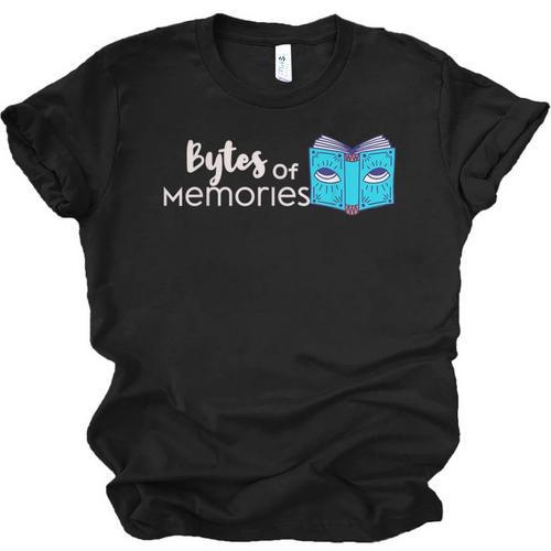 Bytes Of Memories Digital Nostalgia Concept Line Unisex Jersey T-Shirt - Figerry
