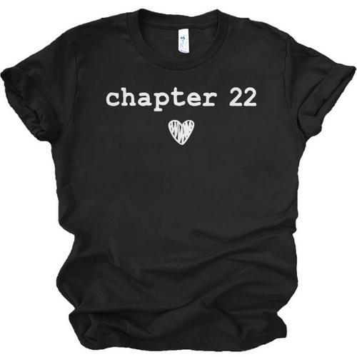 Chapter 22 Book Lovers Readers & Authors 22nd Birthday Unisex Jersey T-Shirt - Bookorys AU