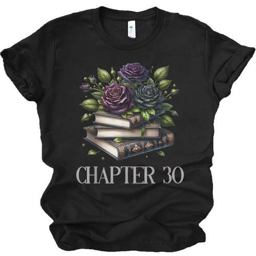 Chapter 30 30th Birthday Women Book Lovers Dark Romance Unisex Jersey T-Shirt - Bookorys DE