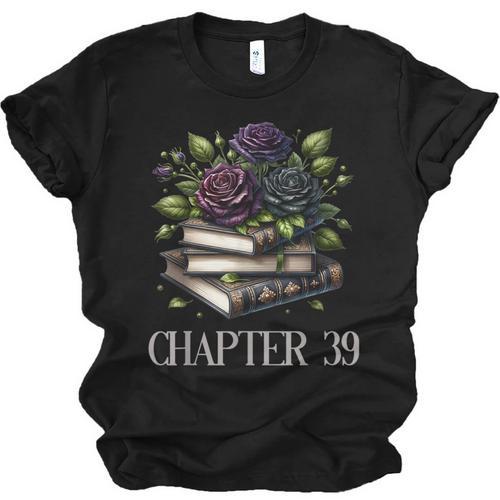 Chapter 39 39th Birthday Women Book Lovers Dark Romance Unisex Jersey T-Shirt - Bookorys