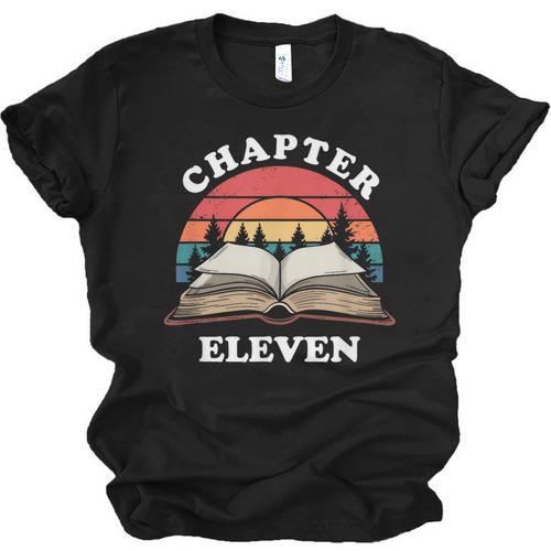 Chapter Eleven Book Reading 11th Birthday 11 Year Old Unisex Jersey T-Shirt - Bookorys