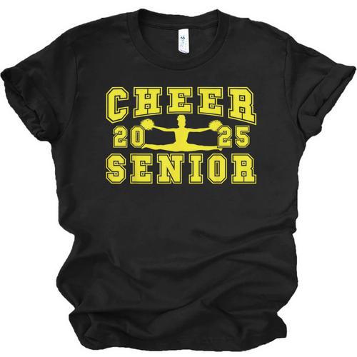 Cheerleading Senior Night Cheer Senior 2025 Graduation 10 Unisex Jersey T-Shirt - Best Gift Smart
