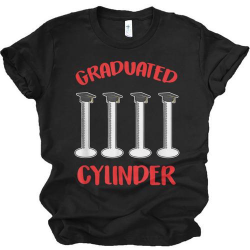 Chemistry Science Joke Graduated Cylinder Graduation T-Shirt Unisex Jersey T-Shirt - Best Gift Smart