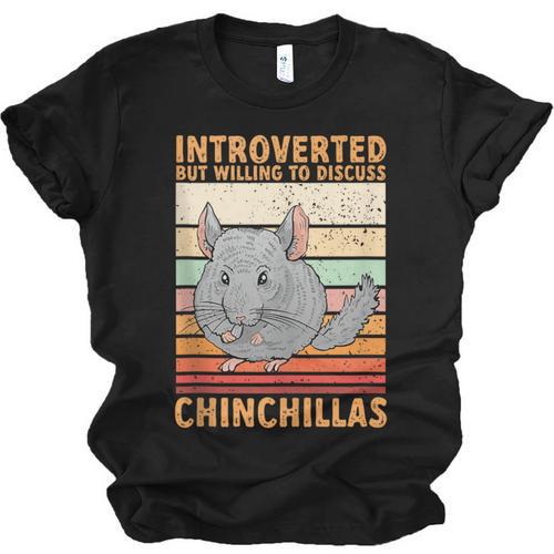 Chinchilla Owner Introvert Chinchilla Unisex Jersey T-Shirt - Raresse