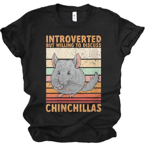 Chinchilla Owner Introvert Chinchilla Unisex Jersey T-Shirt - Raresse