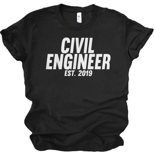 Civil Engineer Graduation Shirt New Civil Engineer Unisex Jersey T-Shirt - Best Gift Smart