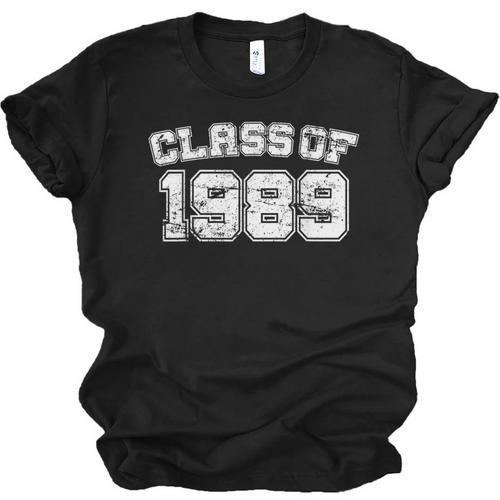 Class Of 1989 89 School Tee Shirt Graduation Class Party Unisex Jersey T-Shirt - Best Gift Smart