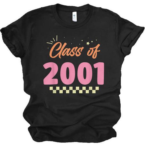 Class Of 2001 Meetup School Graduation Reunion Unisex Jersey T-Shirt - Best Gift Smart