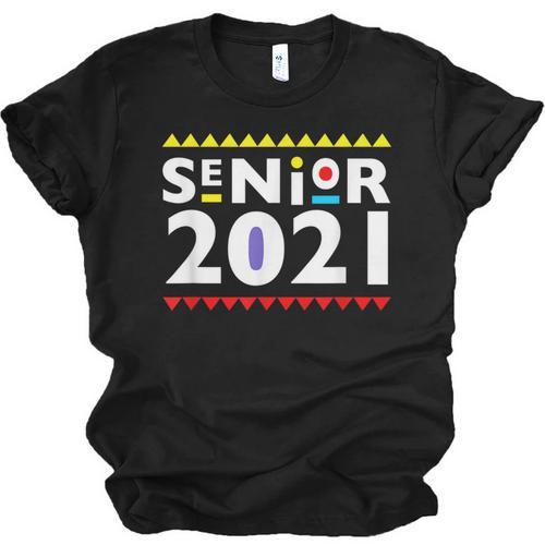 Class Of 2021 Senior Year 90's TV Style Graduation For Grad Unisex Jersey T-Shirt - Best Gift Smart